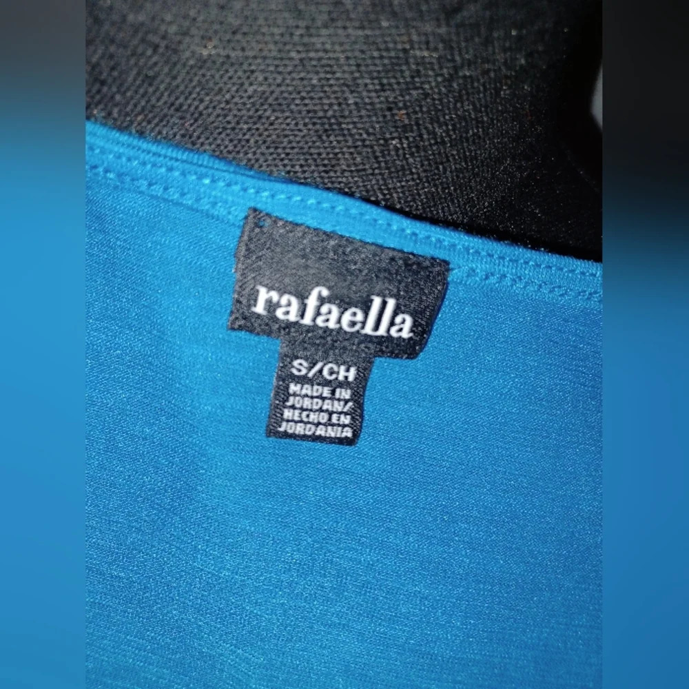 Raffaella Blue Layered Ruffle Tank Top - Picture 4 of 5